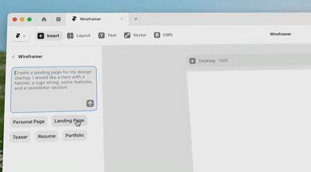 Framer发布全新AI功能,Wireframer秒建网站,Workshop生成交互组件,Vectors 2.0与A/B测试引爆设计新热潮!
