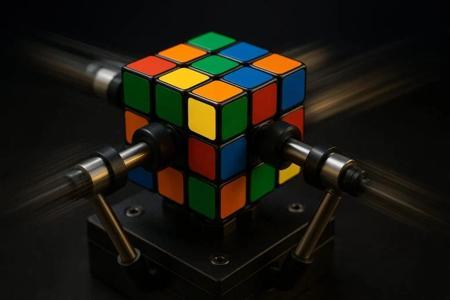 0.103 秒！全球最快魔方机器人问世，解魔方比眨眼还快