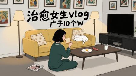 治愈女孩vlog怎么做？AI喂饭教程