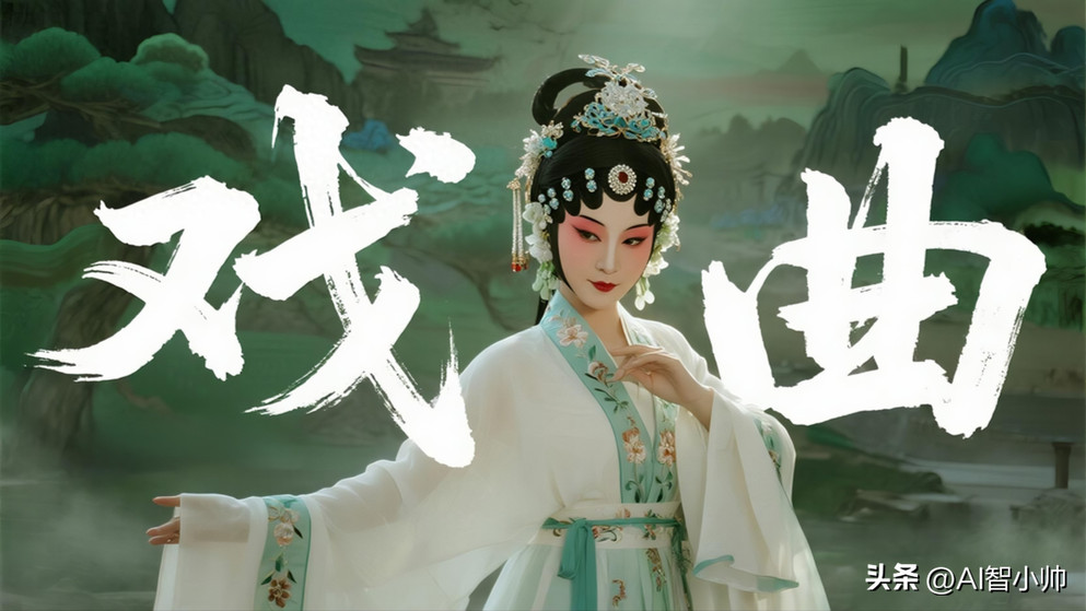 素装秒变戏服 + 翩跹舞蹈!AI 全流程教程,从描眉画眼到水袖翻飞