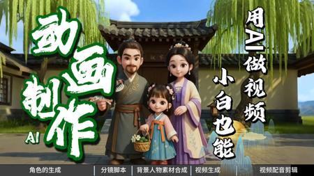 【AI动画】全网爆火的AI动画究竟是怎样制作的？今天就来教会你，AI视频制作零基础入门，全程干货无废话，学完即可实现商业变现——AI视频制作教程_AI应用