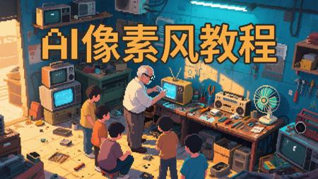 AI像素风怎么做？喂饭教程来啦
