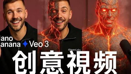 使用Nano Banana和Veo 3创建热门视频（AI工作流程）