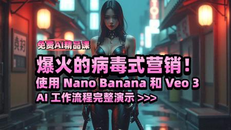 爆火的病毒式营销！使用 Nano Banana 和 Veo 3 （AI 工作流程完整演示）