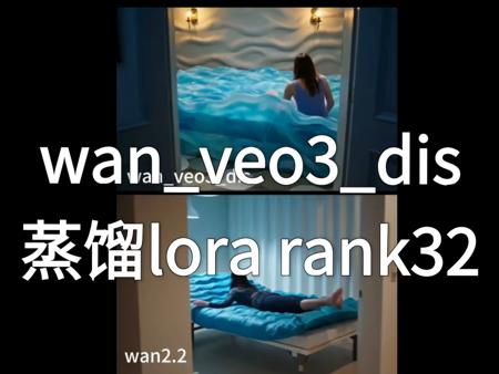 蒸馏veo3，wan2.2吊打天下了