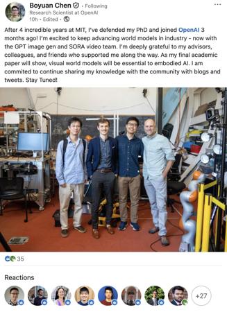 来自MIT最强AI实验室:OpenAI天才华人研究员博士毕业了