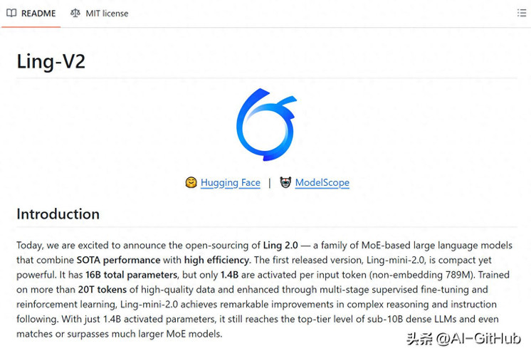 蚂蚁开源Ling-flash-2.0：在知识推理、代码生成领域表现卓越！